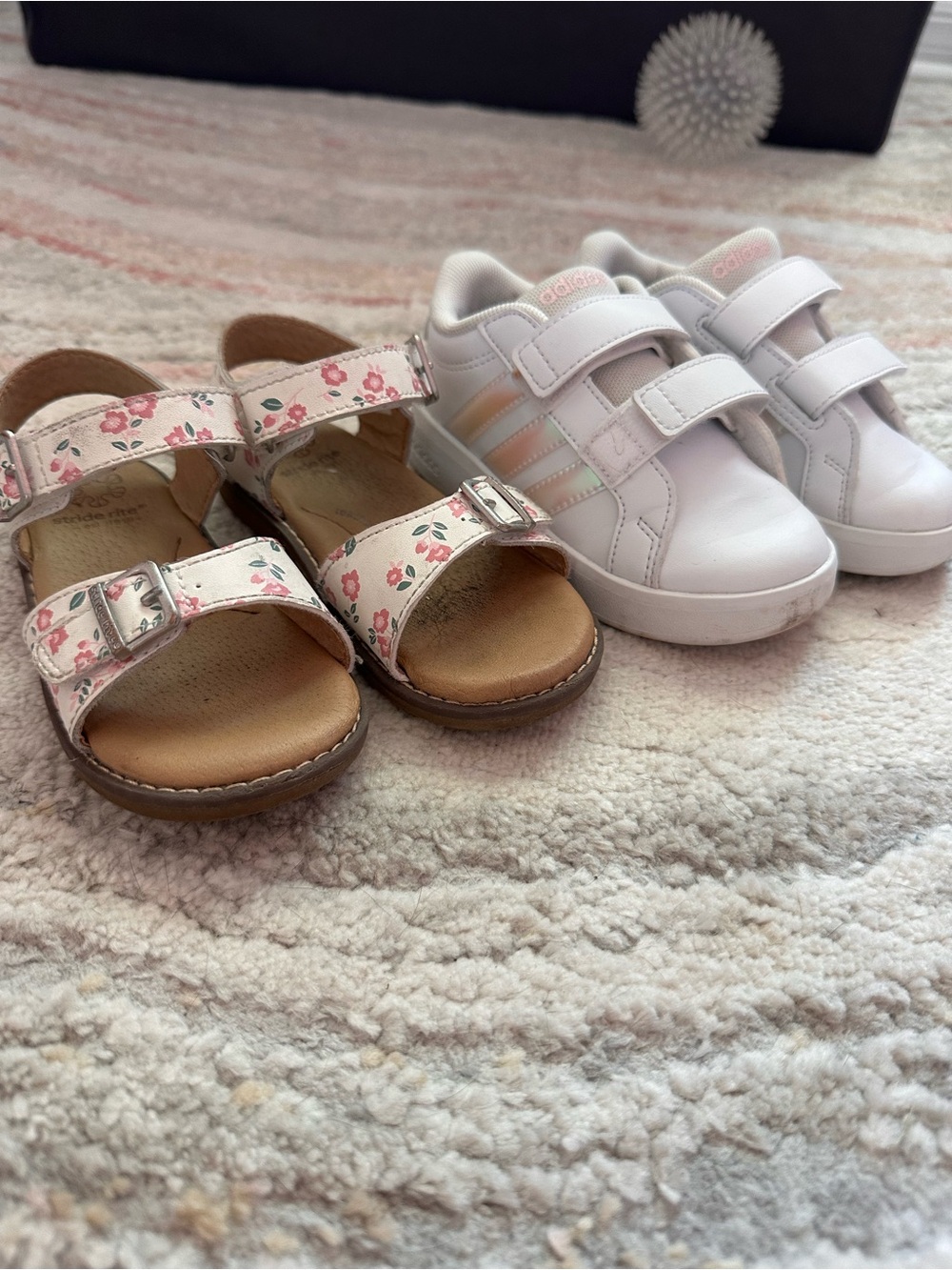 Toddler Girl Adida sneakers  & Stride Rite sandals Size 8